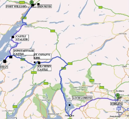Del Loch Lomond a Fort William - Recorriendo Escocia (1)