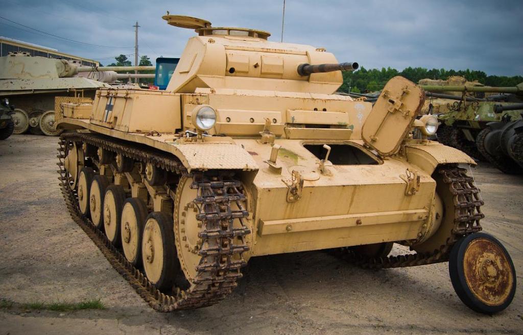PzKpfw. II Ausf. F conservado en el National Armor and Cavalry Museum, Fort Benning