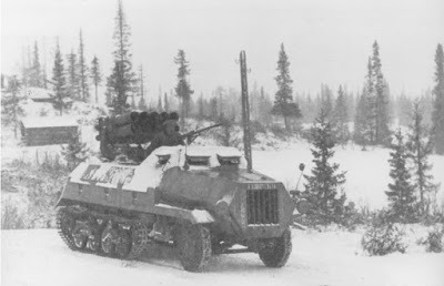 Panzerwerfer 42 en Rusia, invierno de 1943