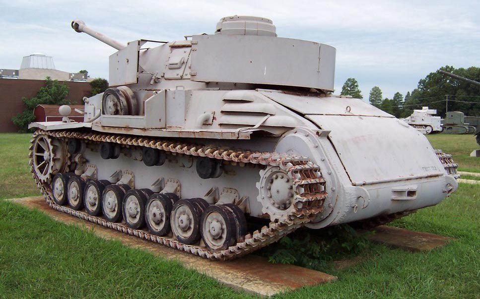 PzKpfw IV Ausf. G, experimental  conservado en el Aberdeen U.S. Army Ordnance Museum, MD, USA 