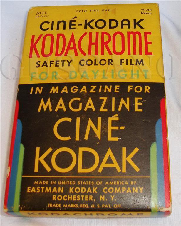 arrete de película a color Kodachrome. Colección del autor