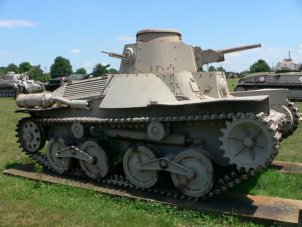 Tipo 95 Ha-Go expuesto en el Museo de Armas del Ejército Estadounidense