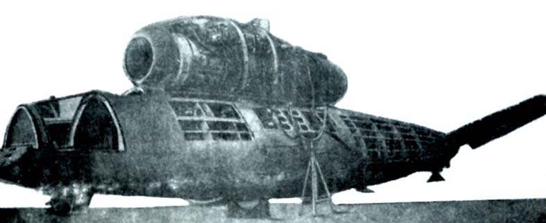 Prototipo del Henschel Hs 132 capturado por los soviéticos