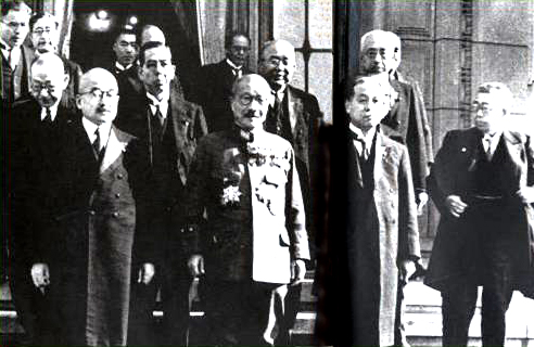 El gabinete Tojo tras su formación en 1941