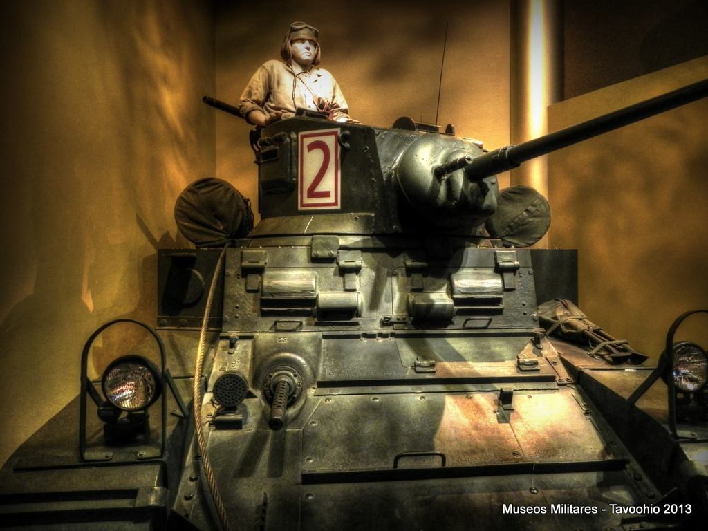 Light Tank M3A1 Stuart - Foto tomada en el Museo Nacional del Cuerpo de Marines en la Base de Quantico