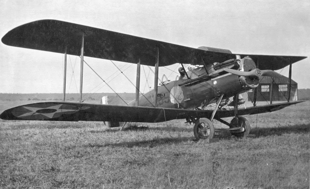Un F.2B Mk III norteamericano, perteneciente al EscuadrÃ³n NÂº 1, Texas, en 1921