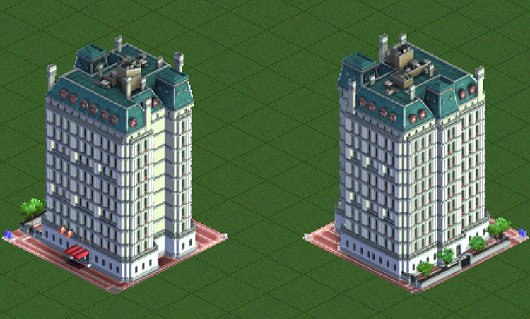 simcity 3000 building