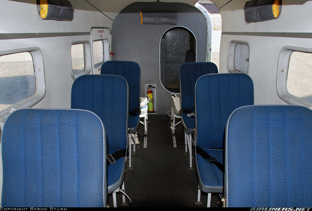 Vista de la cabina volando en servicio regular de pasajeros