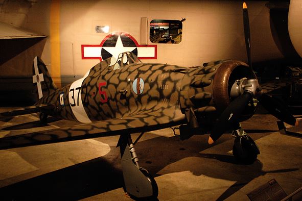MC.200 en el Museo de la Fuerza Aérea de los Estados Unidos