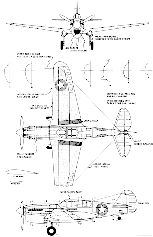 Perfil del Curtiss P-40