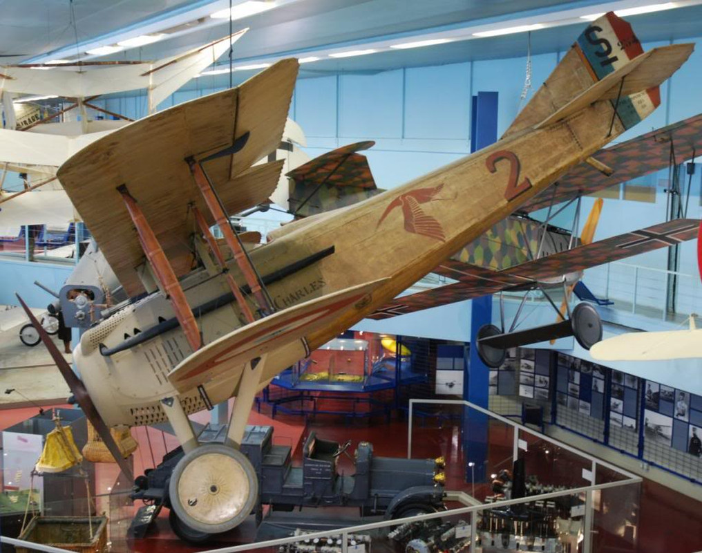 SPAD S.VII, montura del Piloto Francés Georges Guynemer, conservado en el  Musée de lAir et de lEspace