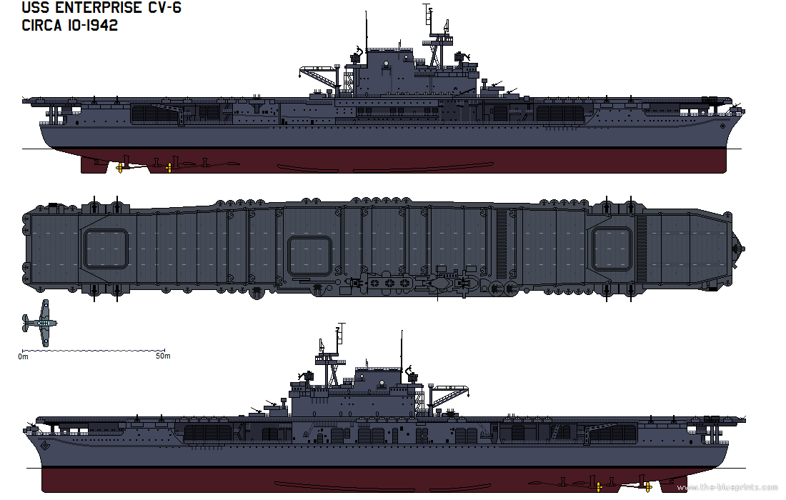 Esquema del USS Enterprise