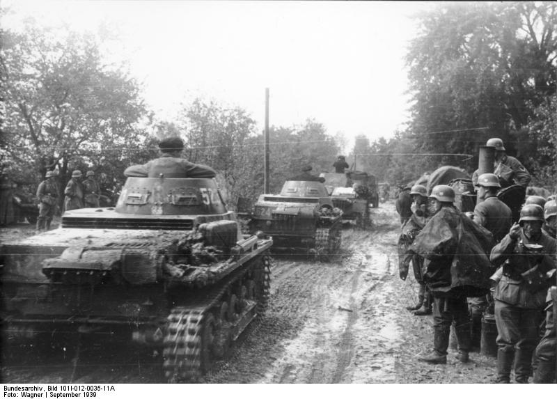 Un Panzerkampfwagen I Ausführung B en Polonia, septiembre de 1938