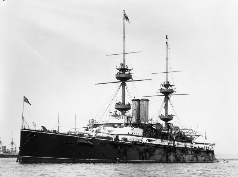 Acorazado Británico de la Clase Majestic HMS Magnificent 1893