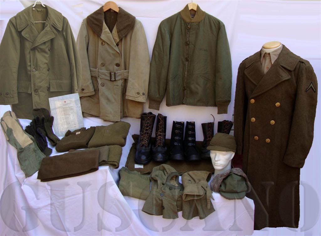 Prendas de Invierno . Army 1944-1945 - La Segunda Guerra Mundial
