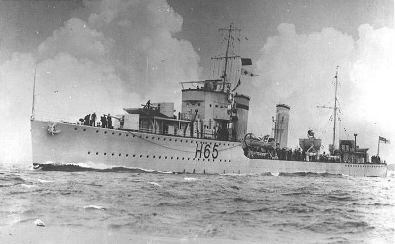 HMS Boadicea H65
