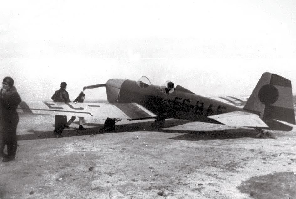 Caudron C.600 Aiglon con los colores del Real Aeroclub, después de la guerra