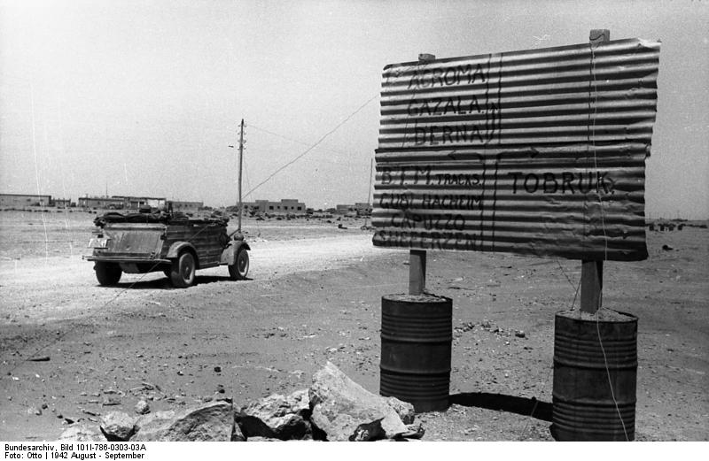 Kubelwagen del Afrika Korp, agosto-septiembre de 1942