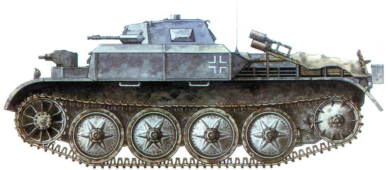 Panzerkampfwagen II F SdKfz 122 Ausf. B. Unión Soviética, diciembre de 1941