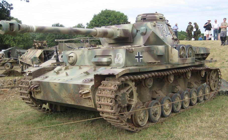 PzKpfw IV Ausf. J conservado en el Rex and Rod Cadman Collection, Inglaterra 