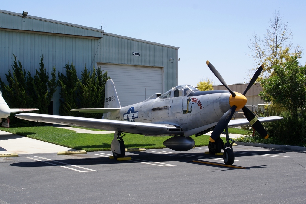 Bell P-63A Kingcobra Nº de Serie 42-69080 conservado en el Yanks Air Museum en Chino, California