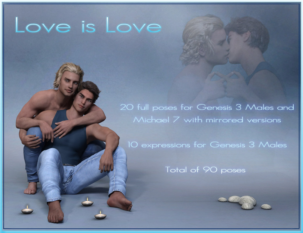 Love is Love - Couple poses for G3M and M7