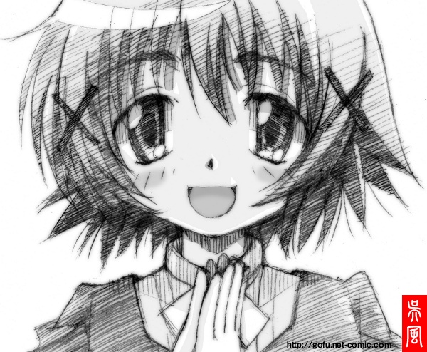 yuno_hidamari_sketch_drawn_by_gofu_bc291acb3d61117fefae6fa74a