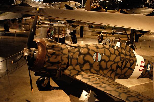 MC.200 en el Museo de la Fuerza Aérea de los Estados Unidos