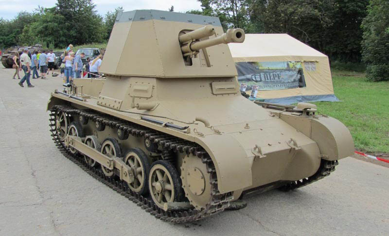 Panzerjäger I conservado en el Wehrtechnische Dienststelle Trier, Alemania