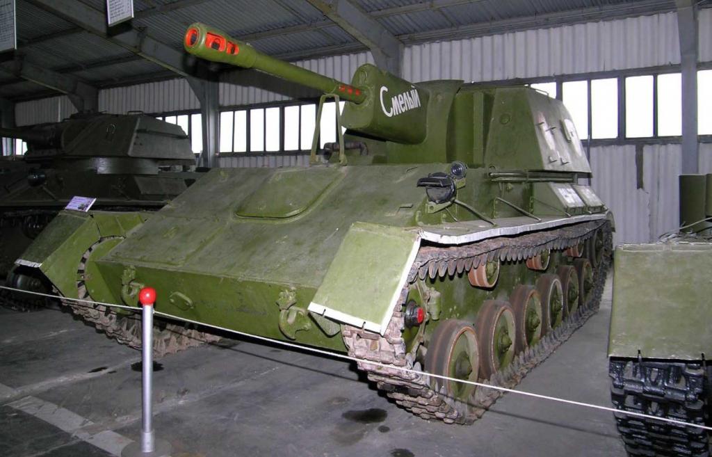 SU-76M conservado en el Kubinka Tank Museum, Rusia