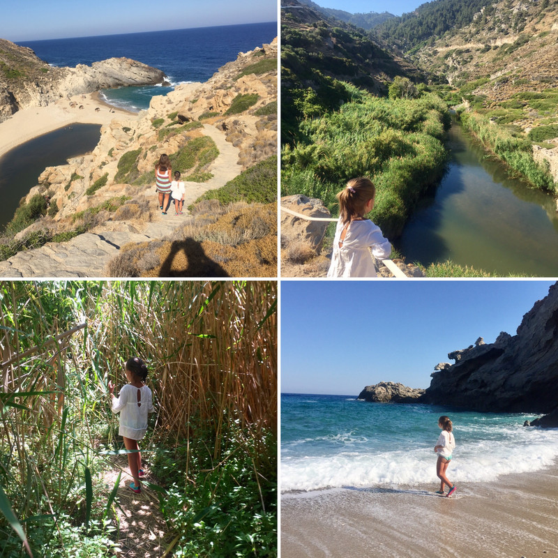 Azuleando la vida: Patmos, Lipsi e Ikaria - Blogs de Grecia - Norte de Ikaria: donde el río se une con el mar (1)