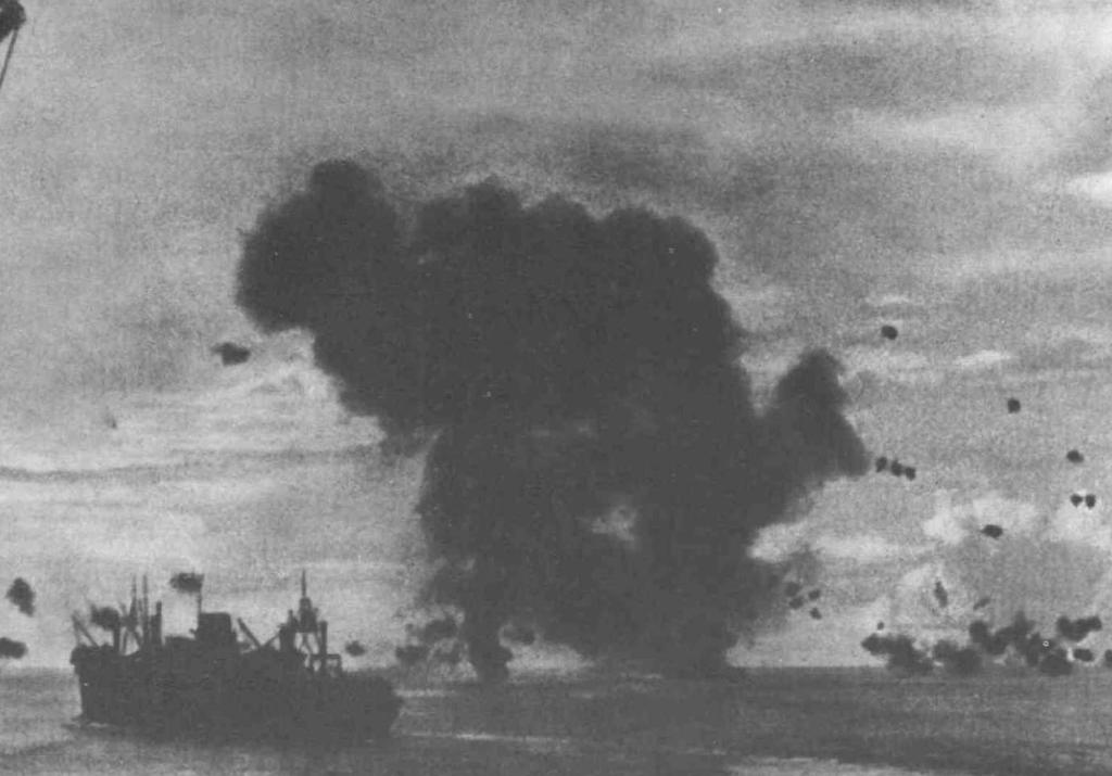 Así apareció el ante Guadalcanal al alba del 9 de agosto, después de la audaz incursión de la escuadra de Mikawa