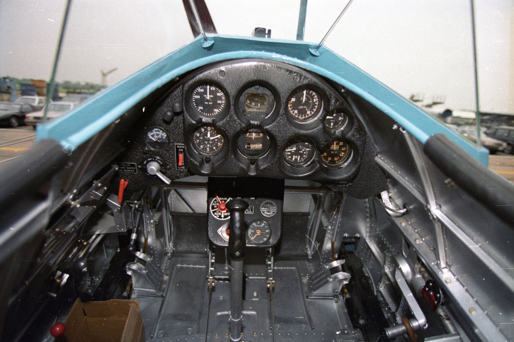 Cabina de un Boeing P-26