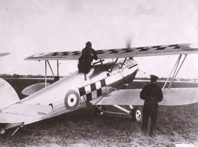 Un Hawker Fury del 43Âº EscuadrÃ³n de la RAF