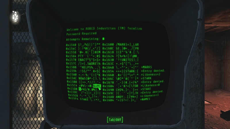 fallout 4 password hacking