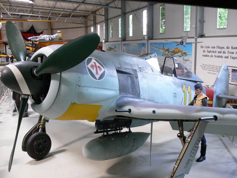 Focke-Wulf Fw 190A-8, Nº de Serie 170393, conservado en el Luftfahrtmuseum en Hannover, Alemania