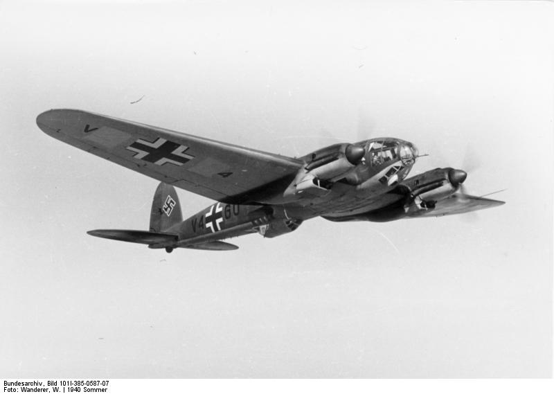 Francia.- Bombardero Heinkel He 111 H, 21 de junio de 1940