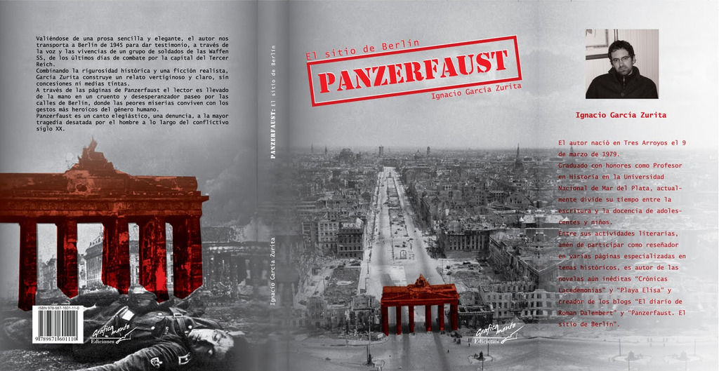 Portada y contraportada de Panzerfaust. El sitio de Berlín