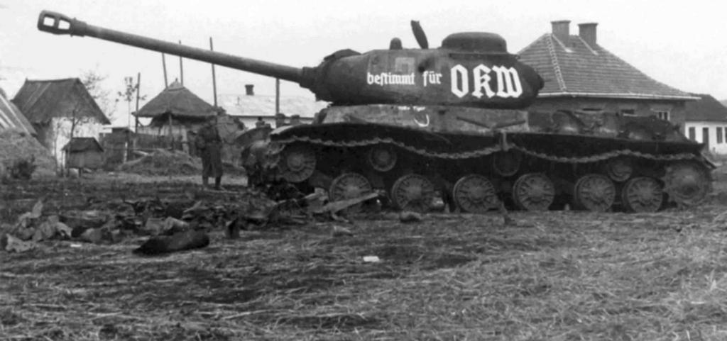 IS-2 capturado por los alemanes