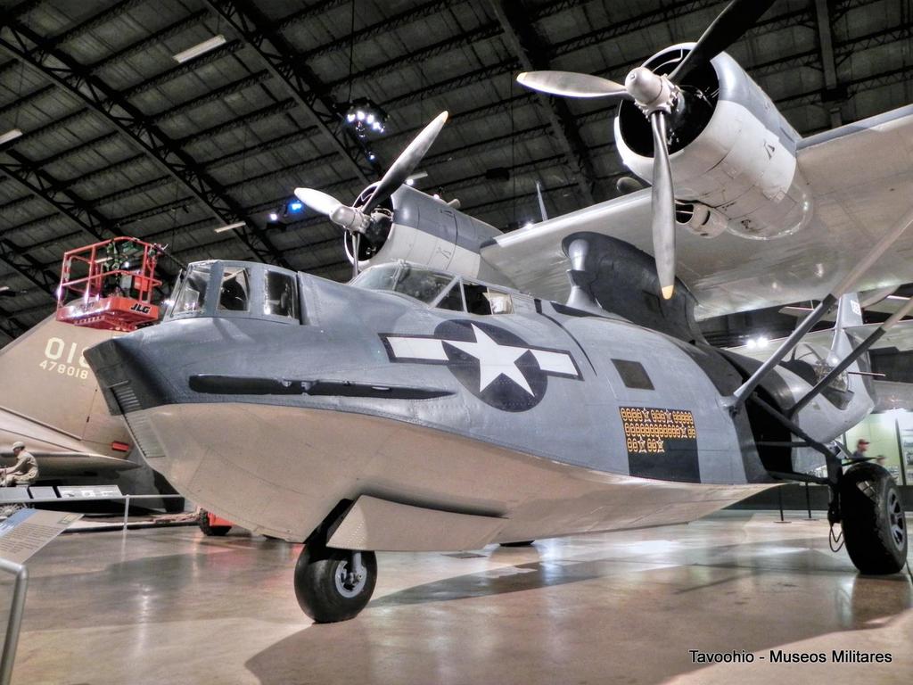 Este Catalina pertenecía a la FAB, Fuerza Aérea de Brasil, para patrullar la cuenca del Amazonas durante la guerra. Hoy se encuentra exhibido en el Museo Nacional de la Fuerza aérea de los Estados Unidos