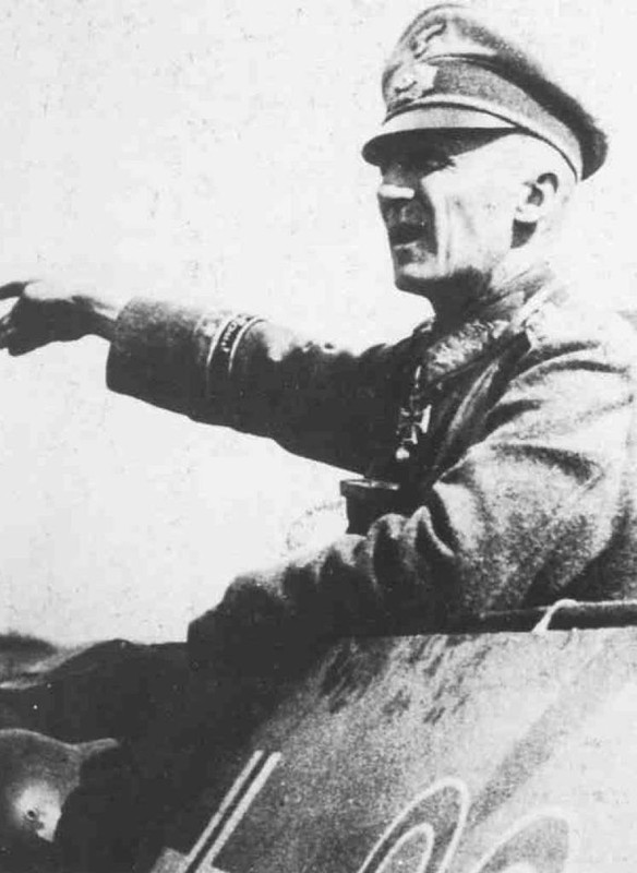 El General de los Panzertruppen Hasso von Manteuffel