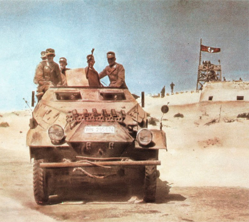 La llegada del Afrikakorps al norte de África supuso un nuevo frente defensivo que los británicos debían atender