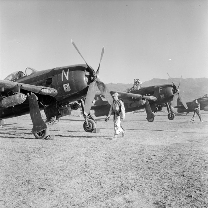 F8F-1 durante la guerra de Indochina