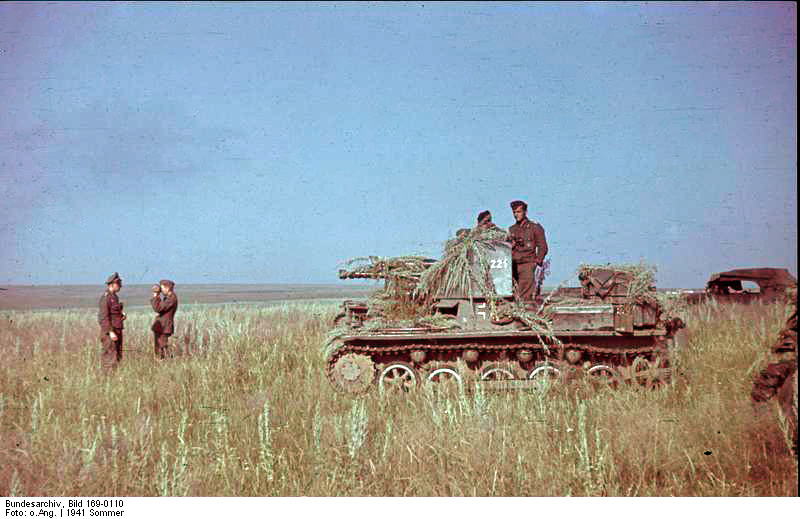 Panzerjäger I en Ucrania, en el Verano de 1941