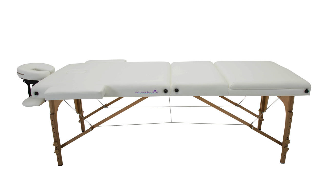White Portable Massage Table Couch Beauty Therapy Bed