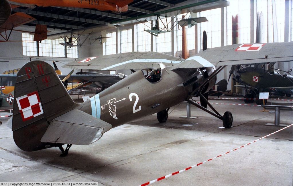 PZL P.24 en el Museo del Ejército del Aire Polaco en Cracovia