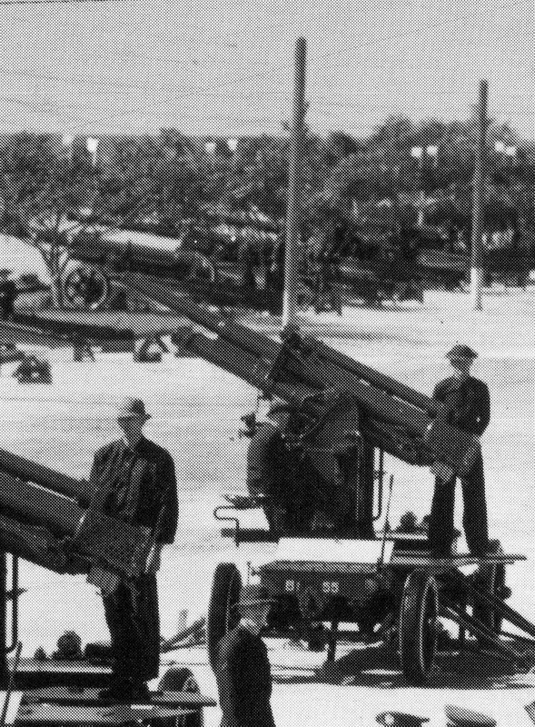 Cañón Antiaéreo M3 de 76,2 mm en posición de revista en Corregidor