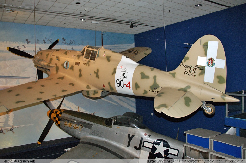 Macchi MC. 202 Folgore en el Museo Nacional del Aire y el Espacio del Instituto Smithsoniano