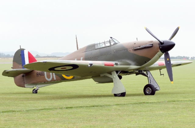 Monoplaza Hawker Hurricane