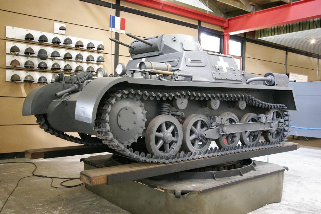 Panzerkampfwagen I Ausf. A expuesto en el Deutsches Panzermuseum de Münster, Alemania